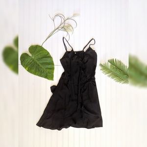 Xhilaration Black Ruffle Dress
